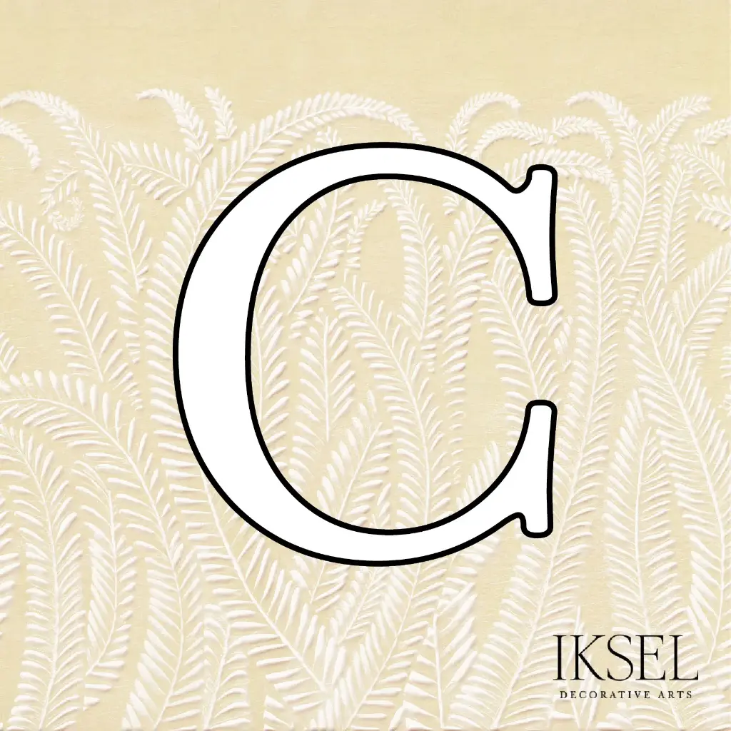 Art Deco Golden Fern Custom C-SC151