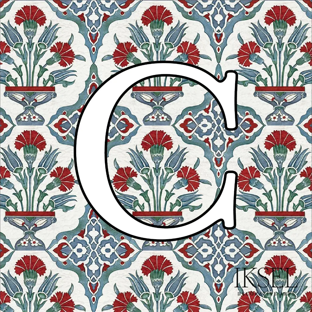 Iznik Carnation Bouquet Custom C-RW108