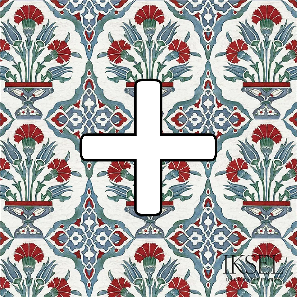 Iznik Carnation Bouquet STD+ P-RW108