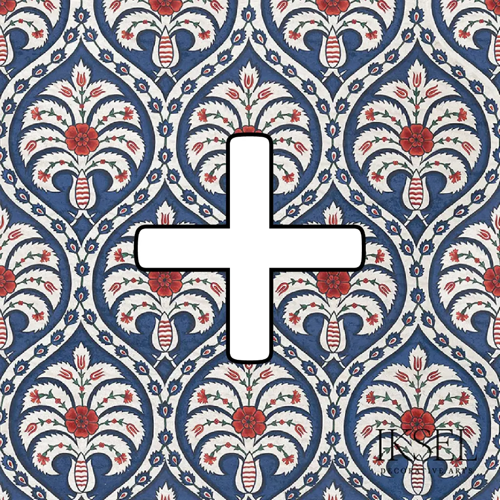 Iznik Carnation Damask STD+ P-RW112