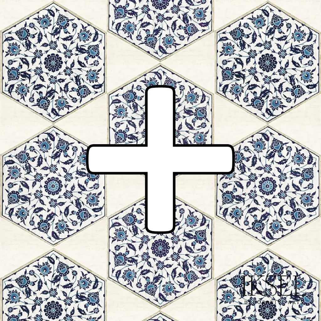 Iznik Hexagonal Tiles STD+ P-RW113