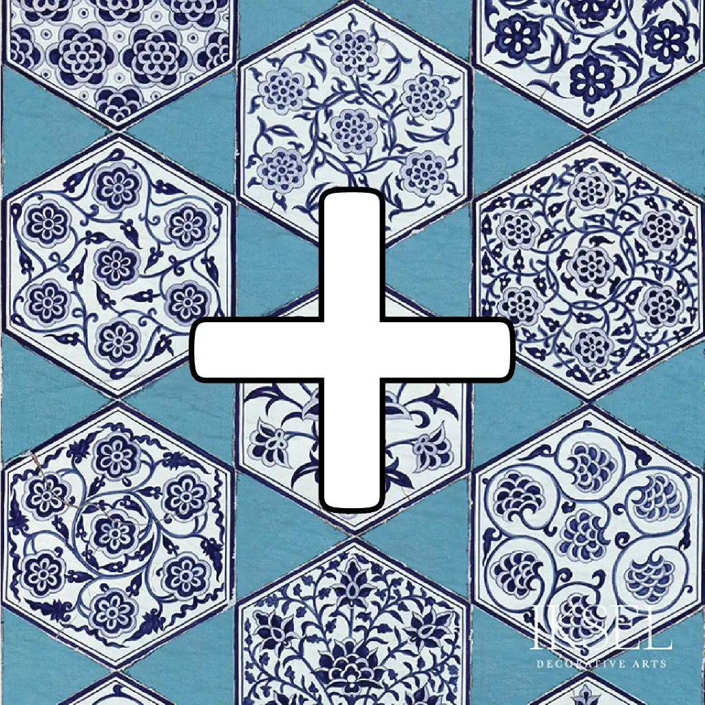 Iznik Star Tiles STD+ P-RW114