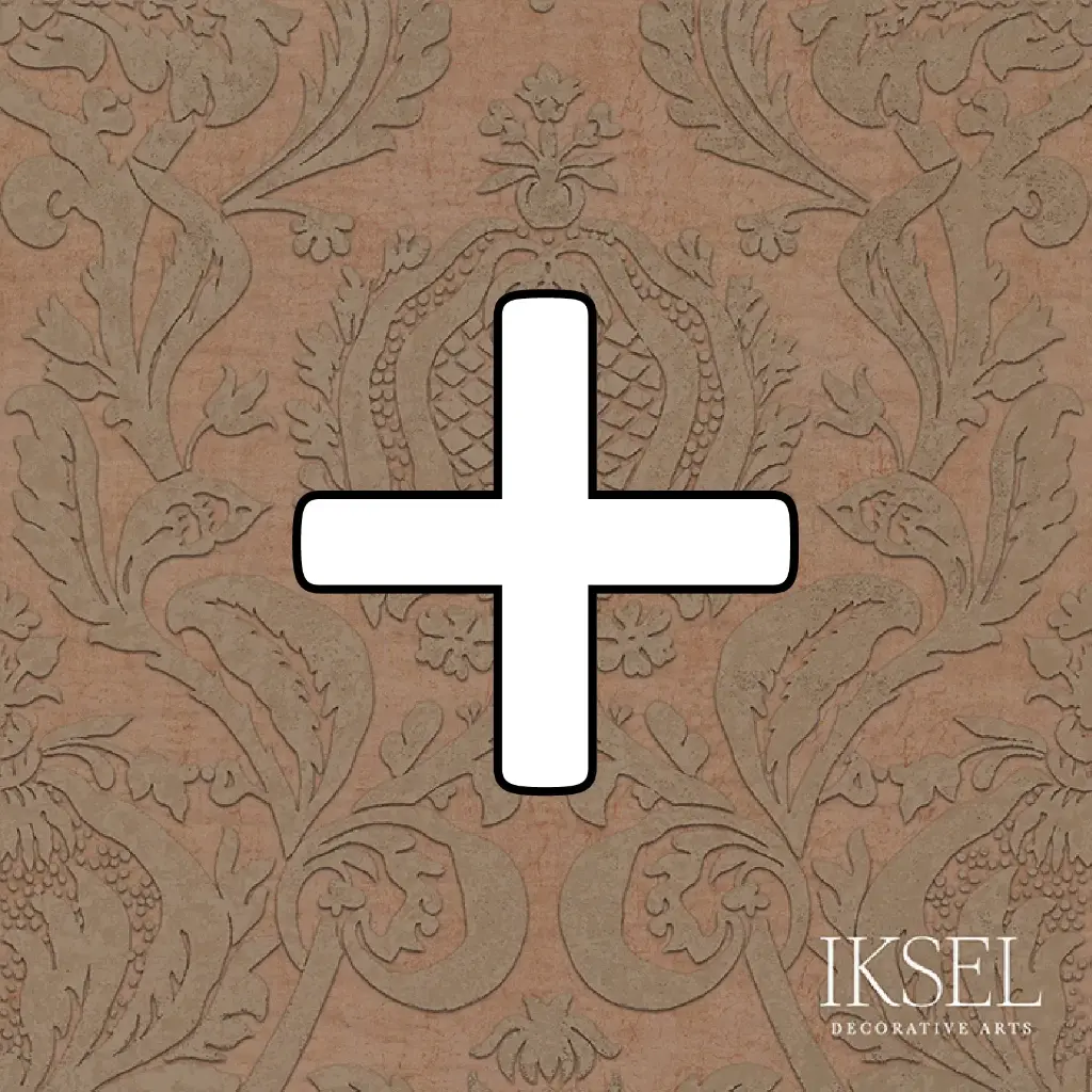 Pomegranate Damask STD+ P-RW402