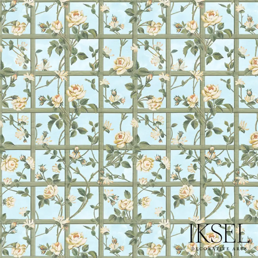 Rose Trellis Ceiling Custom C-CE416