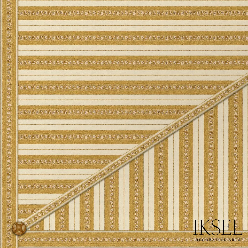 Safavid Wide Stripe Ceiling Custom C-CE929