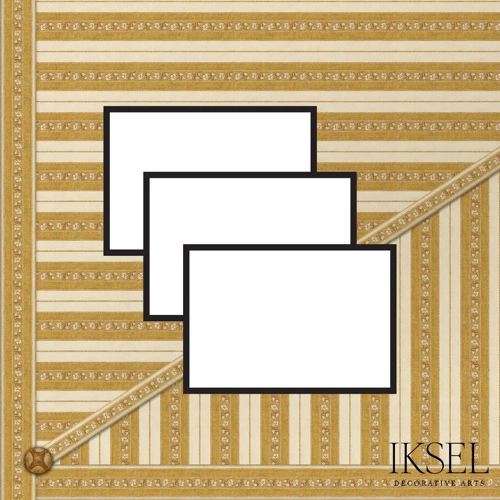 Safavid Wide Stripe Ceiling Sampling X-CE929