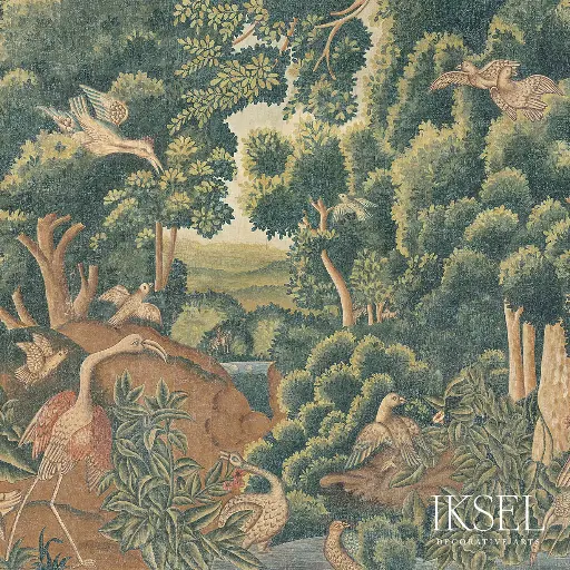 Birds Tapestry L. Standard S-SC140