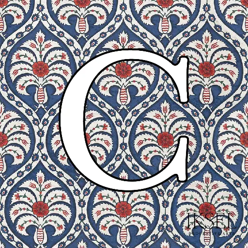 Iznik Carnation Damask Custom C-RW112