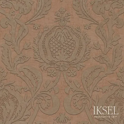Pomegranate Damask Standard S-RW402