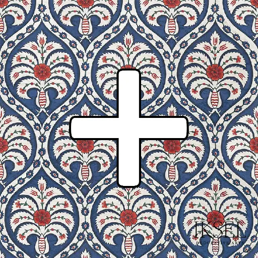 Iznik Carnation Damask STD+ P-RW112