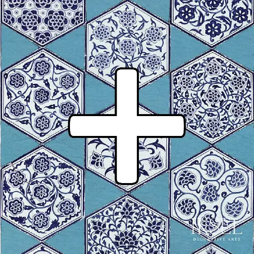 Iznik Star Tiles STD+ P-RW114