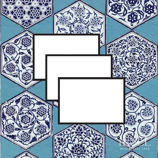 Iznik Star Tiles Sampling X-RW114
