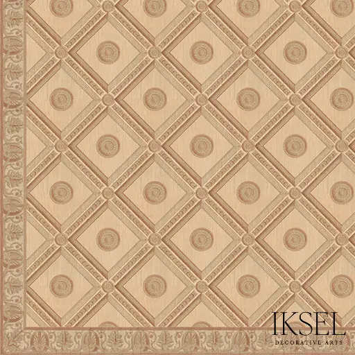Coffered Lozenge Ceiling Custom C-CE204