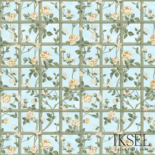 Rose Trellis Ceiling Custom C-CE416
