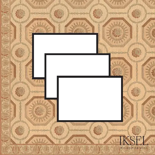 Coffered Hexagon Ceiling Sampling X-CE203