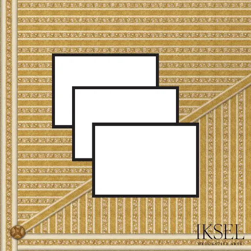 Safavid Golden Stripe Ceiling Sampling X-CE928